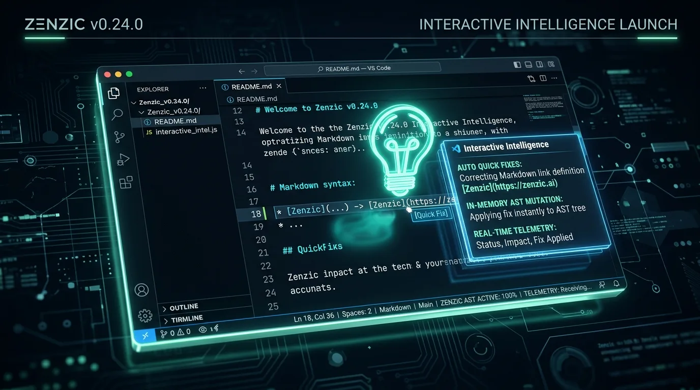 Zenzic v0.24.0: Interactive Intelligence