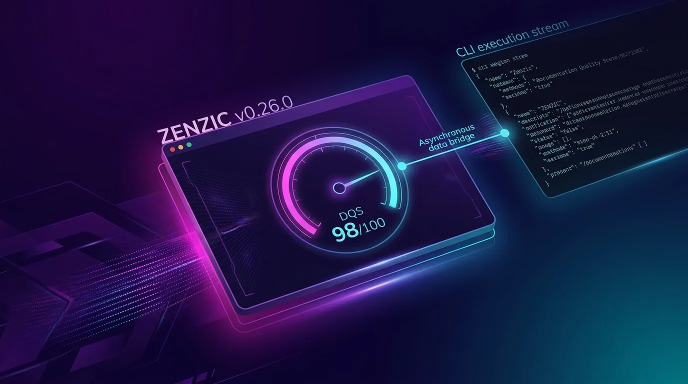 Zenzic v0.26.0: DQS Workspace UI & Asynchronous CLI Bridge