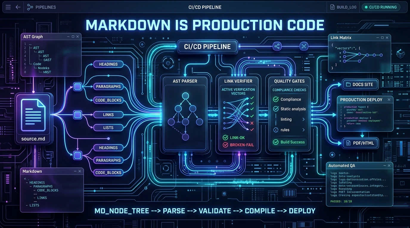 Markdown is Production Code